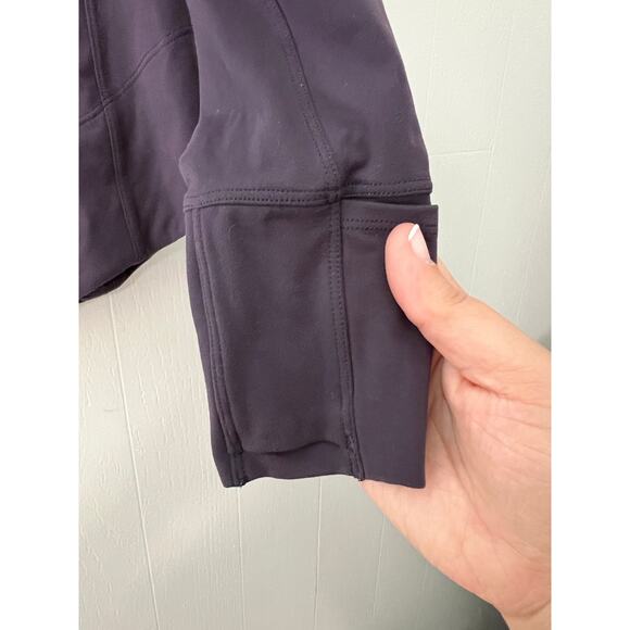 Lululemon Fast As Light 1/2 Zip Boysenberry Size 4 - Picture 5 of 7